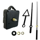 Quartz Clock Movement Motor Mechanism Black Metal Hands with Hook Repair FittiOZ
