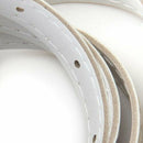 Ladies Skinny PU Leather Belt Dress Belt - creamy-white U7Q2
