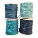 8 Rolls 80 Meters Waxed Cotton Cord String for Handmade Jewelry Making 1mm