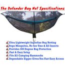 134x55 Inch Outdoor Portable Hammock Bed Nets Camping Double Mosquito Nets