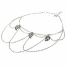 Fringed Leaves Arm Harness Slave Chain Cuff Armband Armlet Bracelet P8Q6