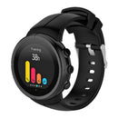 Silicone Band for Suunto Spartan Ultra Solid Color Strap Bracelet (Black)