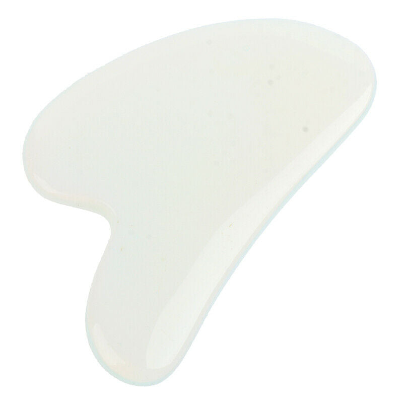 1X Guasha Board Opalite Stone Scraper Massage Tool Heart Shaped Massage PreSEAU