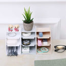 Desktop Coffee Table Remote Control Storage Box Desk Small Stationery Shelv