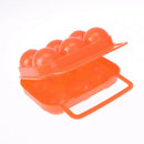portable plastic container 6 eggs holder folding egg storage box handle case  JR