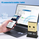 Mini USB Bluetooth 4.0 Adapter Dongle CSR 4.0 Wireless Audio Receiver for PC