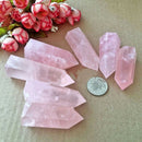 Clear Quartz Crystal Wand Point Mineral Stone Healing For Home Decor 40-50mm