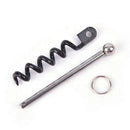 Multifunction Pocket Outdoor Red Wine Bottle Opener Keychain Key Ring ToolsS Ew