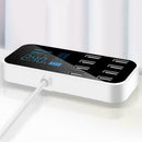 8 Multi-Port USB Adapter Desktop Wall Charger Smart Display Charging LED Ch U6M7