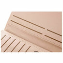 Women Lady Long Clutch Purse Bags Leather Bag Card Holder Wallet Black