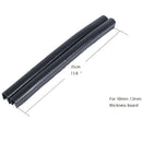 2 Pcs U Shape Skateboard Bumper Anti-Collision Strip For Longboard And Doub P4S2