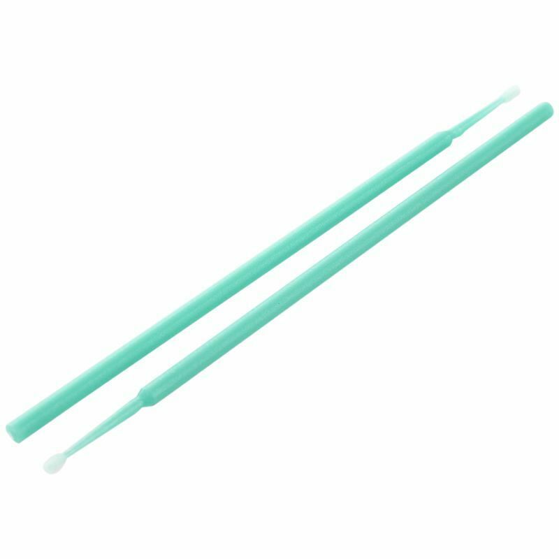 100 Pcs Disposable Swab Applicator Micro Brush Eyelashes Extension Mascara  M5H1