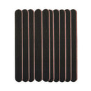 Black Pro Double Sided Manicure Nail File Emery Boards #100 #180 Pack of 3