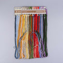 1 Set Stamped Cross Stitch Kits Package With Flower Pattern 47x43cm