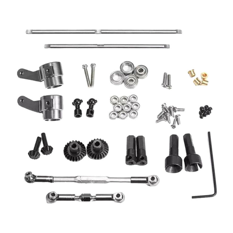 1/16 RC Car Spare Parts Metal Front Rear Axle Gear/Steering Rod for WPL B14 B16