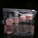 7Pcs Travel Mini Plastic Transparent Empty Makeup Container Bottle Set New