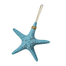 Starfish Wall Hanging Ornament Beach Tropical Sea Themed Hotel Decor Blue