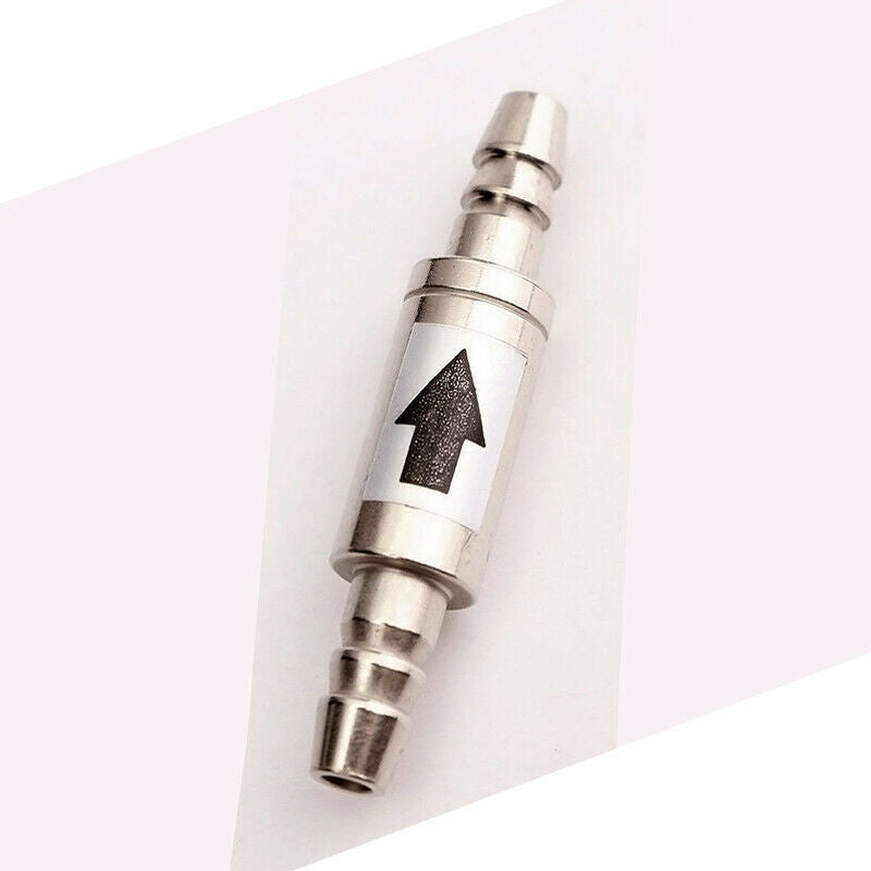 One Way Stainless Steel Check Valve For Aquarium CO2 Stainl System Air Pump V4M6