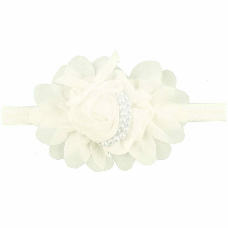 4 pcs Baby headband wrap soft head Turban hair band props for photo C9X6