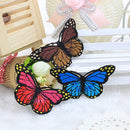 10pcs/Set Nice Butterfly Embroidered Patch Iron/Sew on Applique Water Sol Dxyc