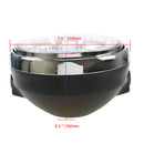 Round Motorcycle Headlight Headlight Halogen Lamp 12V Replacement for