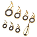 Pack of 8 Pieces Fishing Rod Guide Fishing Rod Eye Ring for Rod Building