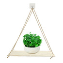 3x Nordic Style Wall Mounted Shelves Plant Flower Pot Rack Indoor Outdoor Decor
