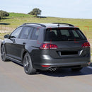 Car Rear Wing Side Spoiler Stickers Trim Cover for Golf Mk 7 Variant Estate