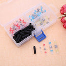 100pcs Waterproof Intermediate Terminal+Heat Shrink Casing Sleeve Connector SN9F