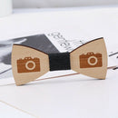 Fashion Creative Handcrafted Wooden Bow Tie Handmade For Women Men Wooden B