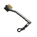 2 Sided Brass Wires Nylon Golf Club Brush Groove Ball Cleaner Cleaning Kit.AU