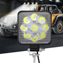 27W Square Spot LED Work Light Lamp Headlight Offroad Fog Driving SUV ATV Tr!E