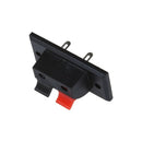 2 Pcs Red Black Spring Loaded Speaker Terminal Plate U4Y3