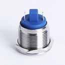 IP67 12V 19mm Waterproof LED Panel Warning Indicator Light Lamp~Flat Head