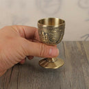 Classical Metal Wine Cup Handmade Small Goblet Household Copper Wine Glass  F9F9