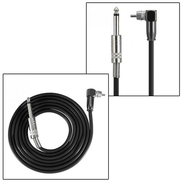 (Black) - Silicone Soft Tattoo Clip Cord, Flexible Silicone Hook Line Core NAW