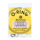 200pcs Waterproof O-Ring Watch Back Seal Gaskets Watch Repair Tool (0.7mm) A