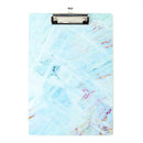 1 Pcs Cute A4 Marble Series Clipboard File Folder Stationary Board Hard Boa H5R5