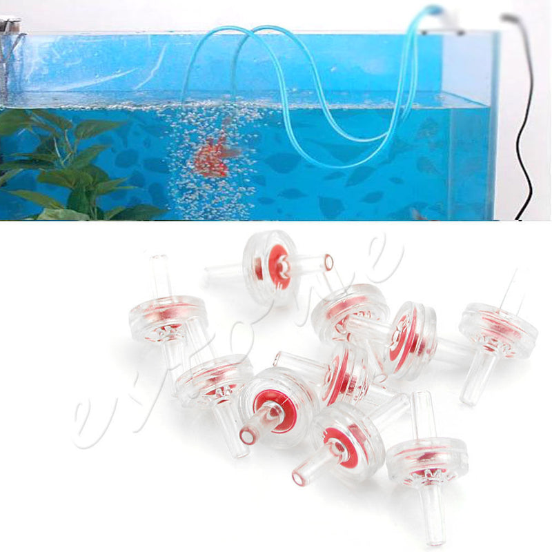 10X Practical One Way Non-Return Check Valve Fish Tank Co2 Water Air Line Pump