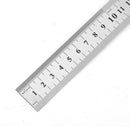 Stainless Steel Metal Straight Ruler Double Sided Measuring Tool (300mm) A