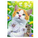 5D DIY Full Drill Diamond Painting Cat Mouse Cross Stitch Embroidery Kits