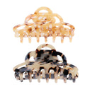 2 Pieces Women Hair Claw Clamps Clips Grips Styling Tool Hair Accessories