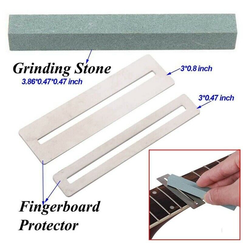 14Pcs Diamond Files Kit Guitar Nut Saddle Groove Polishing Tool Grinding St B9U7