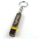 Dragon Pattern Grey Yellow Keychain High Voltage Anti-Static Electricity Re L2Q2