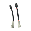 2pcs T10 W5W Socket to KET Male Cable Wire for LED Halogen Clearance Light