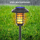 LED Solar Buried Light Waterproof Torch Spotlight Landscape Lighting (B)