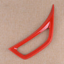 1Pair Red ABS Leaf Plate Air Inlet Trim Cover Fit for Jeep Wrangler JL 2018-2019