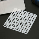 Theme Hollow Ruler Embossing Stencils Template DIY Photo Album Drawing Tool