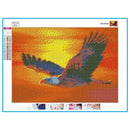 5D DIY Full Drill Diamond Painting Flying Eagle Cross Stitch Embroidery Kit