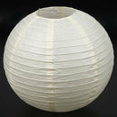 1x Round Paper Lanterns Lamp Shade Wedding Decoration 18inch/45cm, Creamy-w N1U2